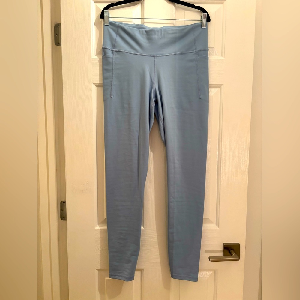 GapFit baby blue/light blue leggings with pockets - Tall Large